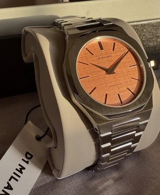 D1 Milano Salmon Ultra Thin Bracelet Watch 40mm - D1-UTBJ26