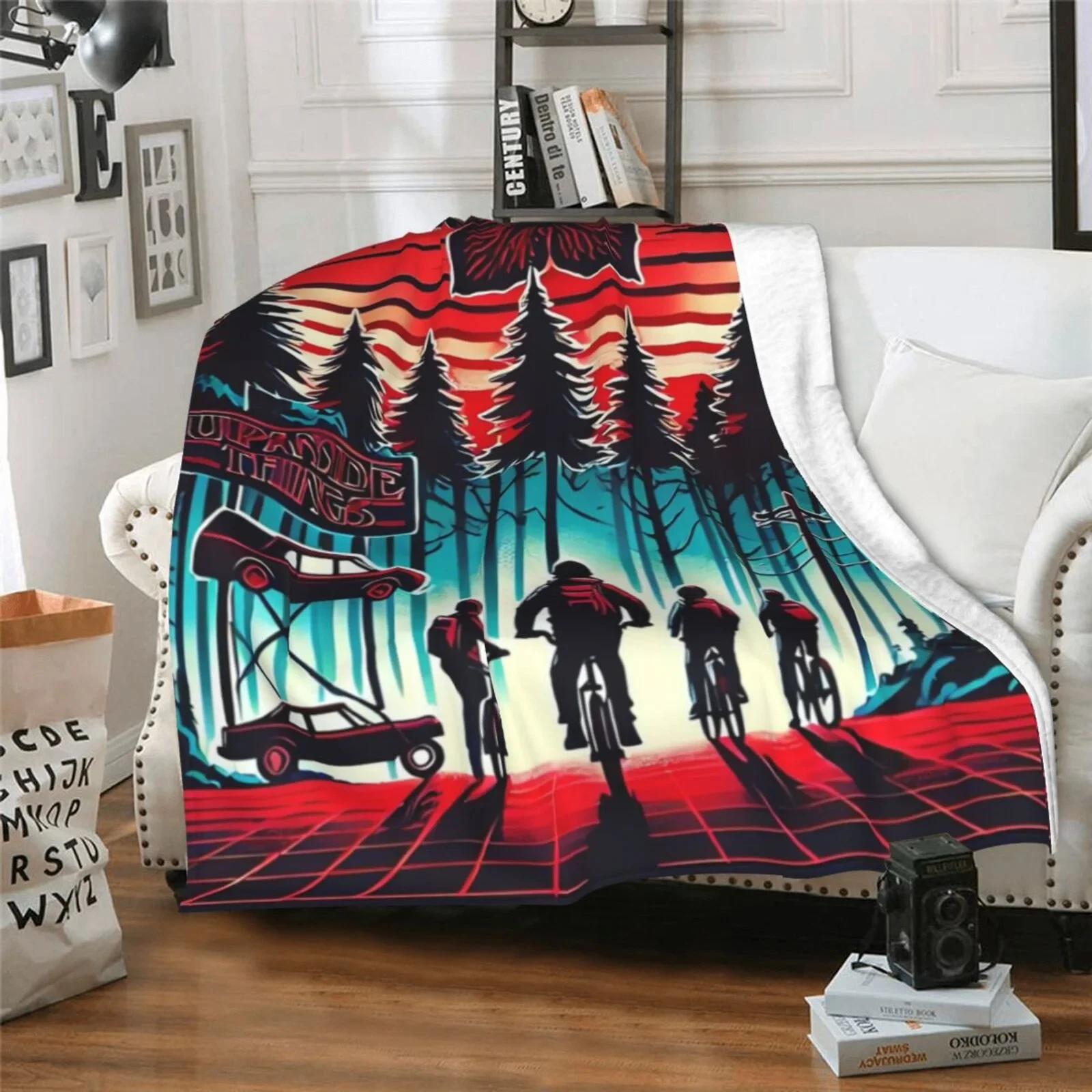 Stranger Things Decorative Flannel Throw Blanket