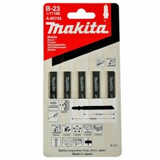Makita A-85743 5pc B-23 T118B Basic Cut-Metal Jigsaw Blade 50mm Qty 5 A85743
