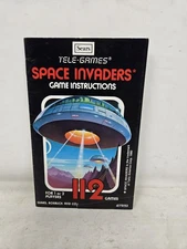 Vintage Space Invaders Atari 2600 Sears Tele-Games #112 Manual Only Replacement