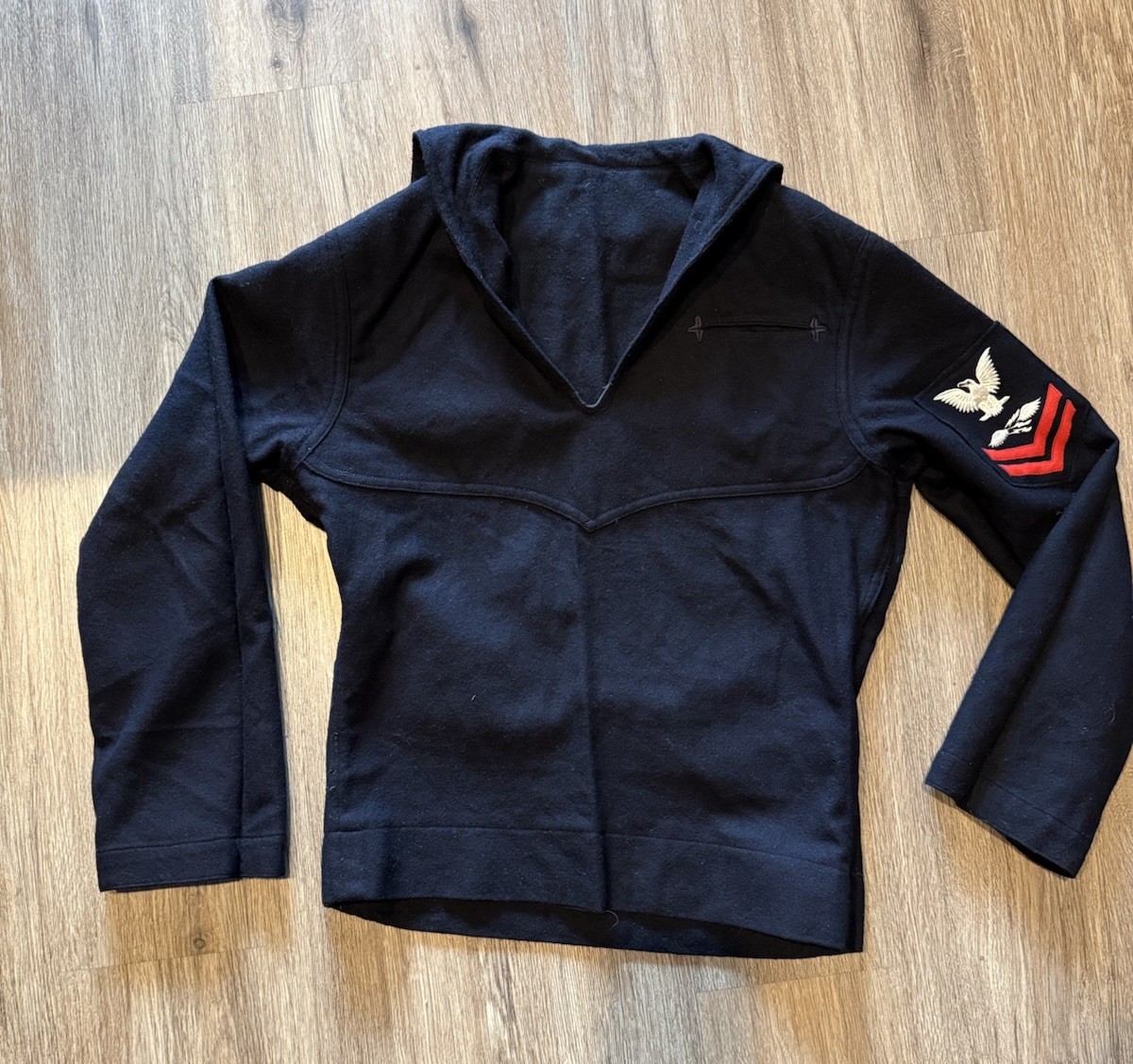 Named WWII US Navy Jumper Philippines USS Currituck Schmalz Aviation Radioman