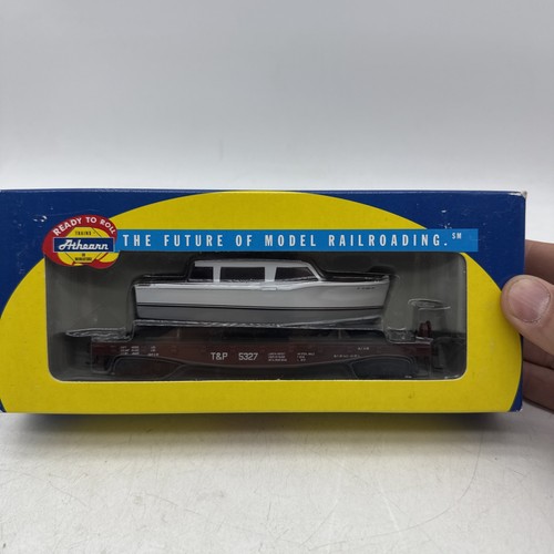 Athearn escala HO 92188 Texas y Pacífico 40’ plano con barco raro | Condition: New