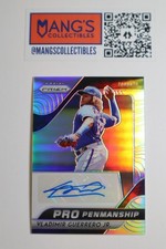 2020 Panini Prizm Vladimir Guerrero Jr Auto Pro Penmanship Silver PP-VG