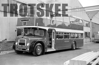 35mm Negative Eastern National Bristol FLF6G ECW 2919 AEV813F ECW Lowestoft 1968