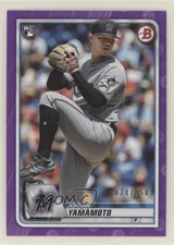 2020 Bowman Purple 34/250 Jordan Yamamoto #6 0b67