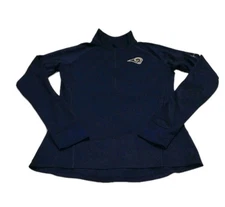 Under Armor NFL 1/4 Zipper Navy Blue Base Layer Men Small