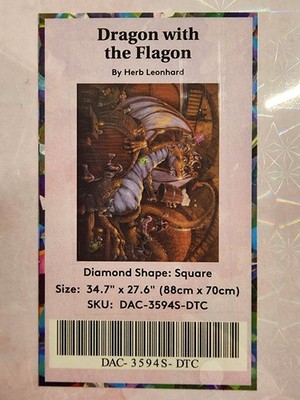 Sealed Archived DAC ''Dragon with the Flagon''  Herb Leonhard Square Kit NIB