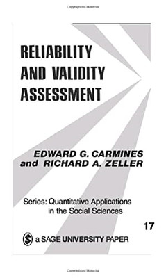 Reliability and Validity Assessment (Quantitative Appli - Paperback NEW Carmines
