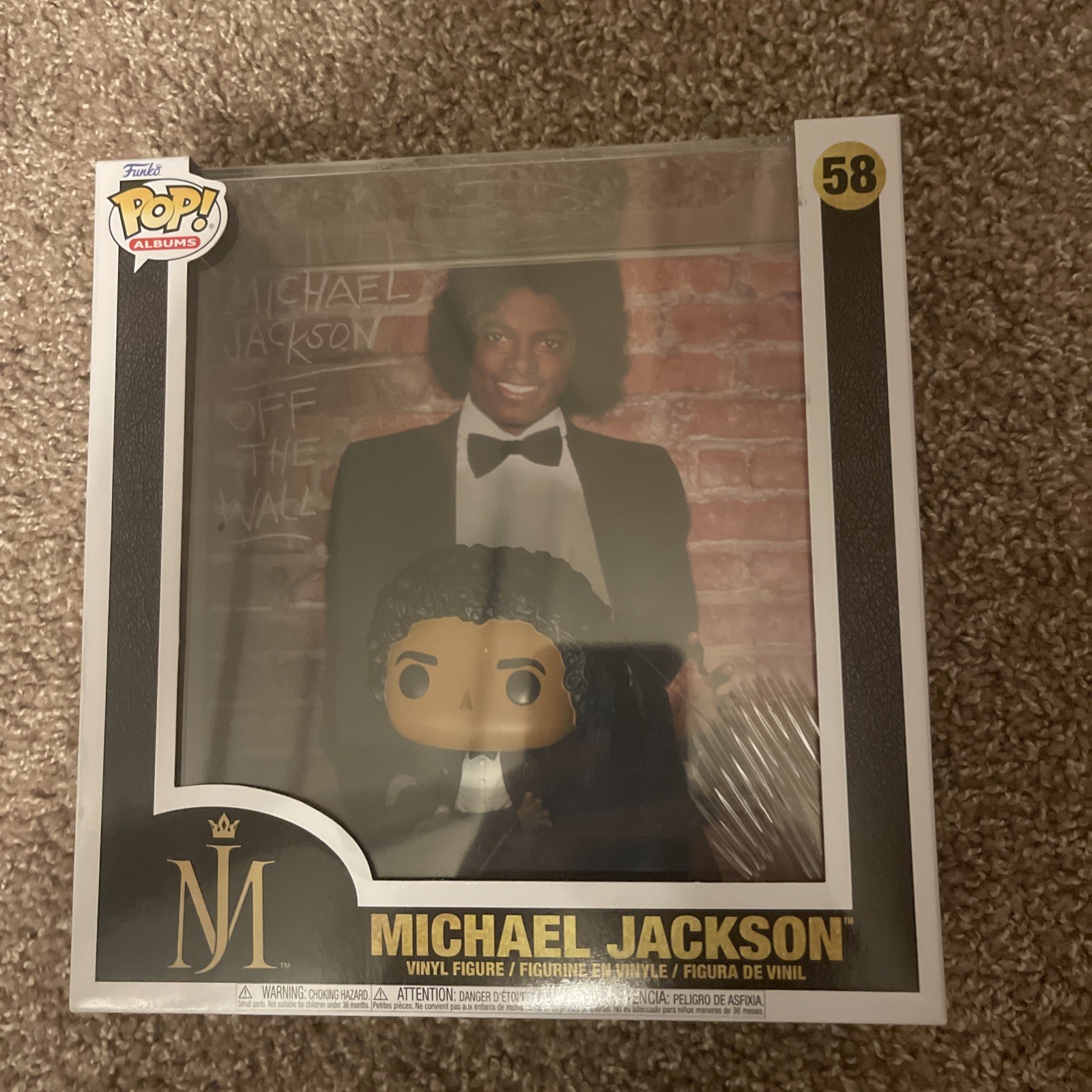 Funko Pop Albums Michael Jackson Off The Wall #58 Vinyl Figure Brand New