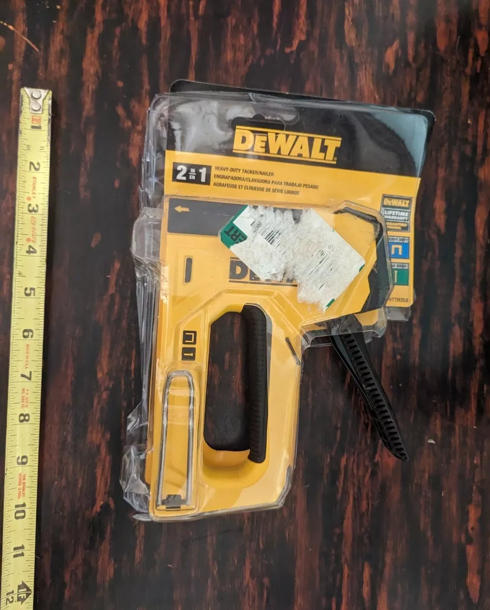 Engrapadora/clavadora DeWalt de aluminio resistente DWHTTR350