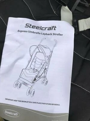 steelcraft express stroller ocean blue
