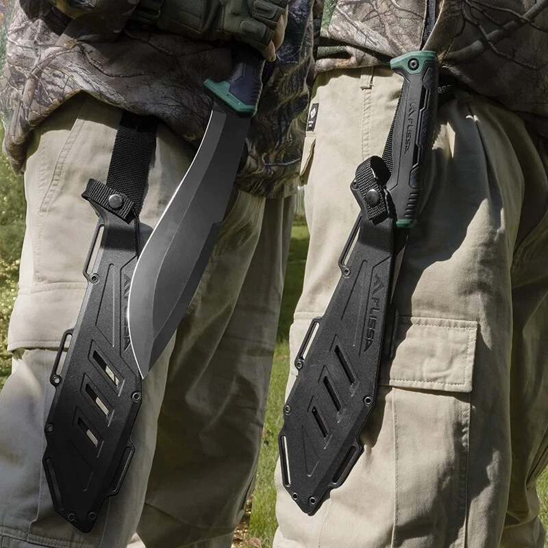 11'' Machete Stainless Steel Tactical Survival Machete Knife w/Molded Sheath - Image 3 of 4