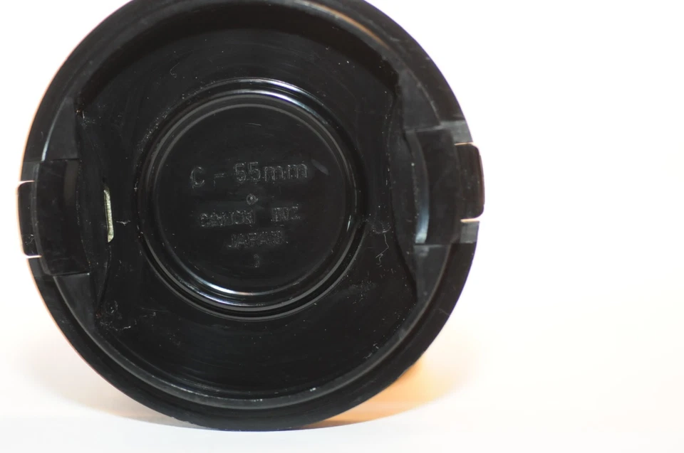 Canon FD C-55 55mm front lens cap Silver ring Genuine product vintage from 70's - Image 2 of 4