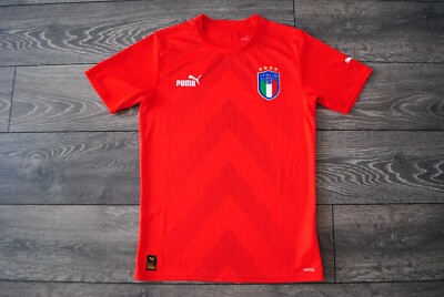 ITALY ITALIA RED HOME GOALKEEPER FOOTBALL SHIRT JERSEY 2022/23