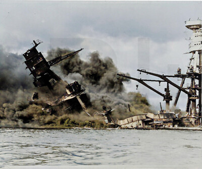 1941 Attack on Pearl Harbor 11 x 14'' Photo Print