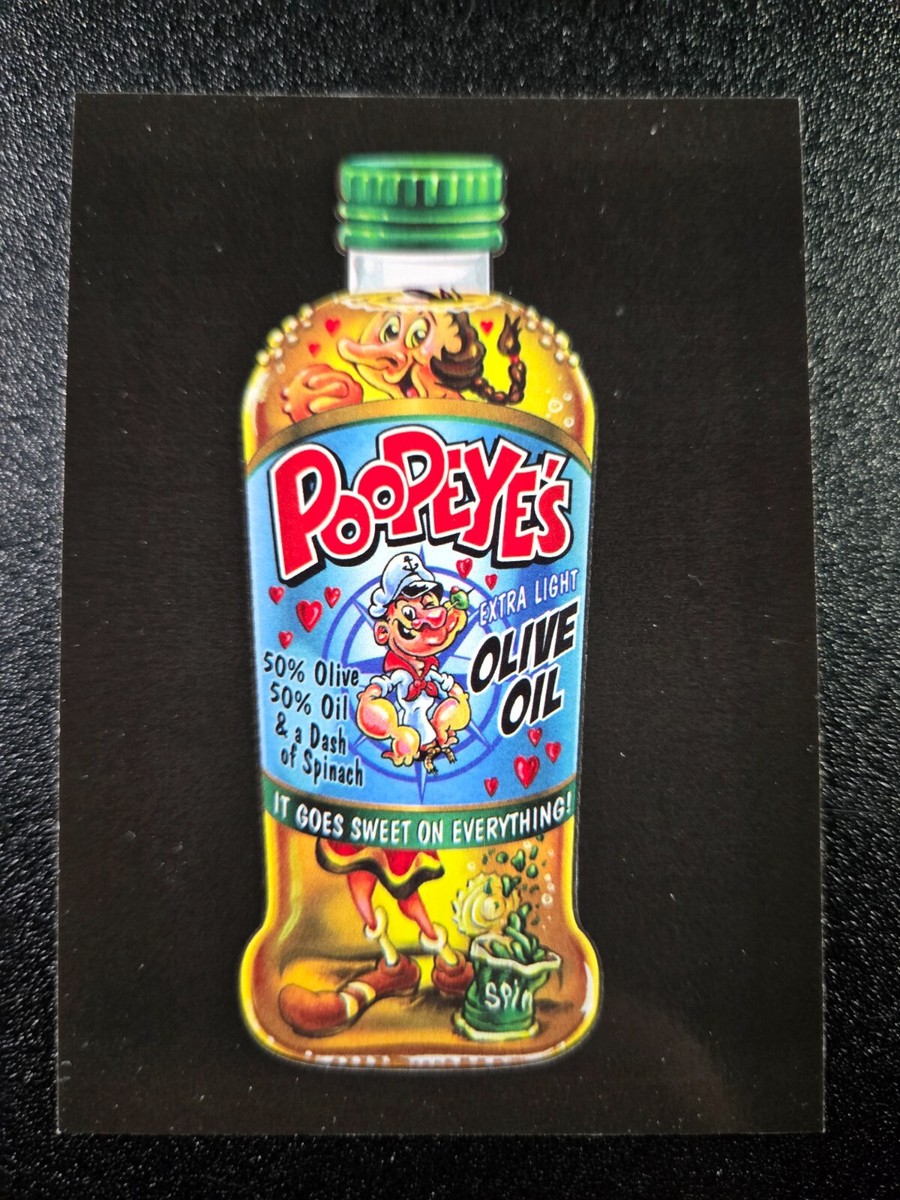 Popeyes Olive Oil Spoof 2017 Wacky Packages Card | eBay