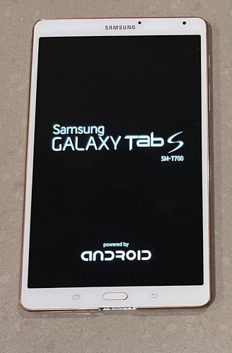 Defective Samsung Galaxy Tab S 8.4" SM-T700 WiFi 16GB Android Tablet -- White