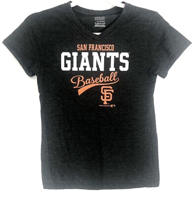 MLB San Francisco Giants Girls XL V-Neck T-Shirt MLB Genuine
