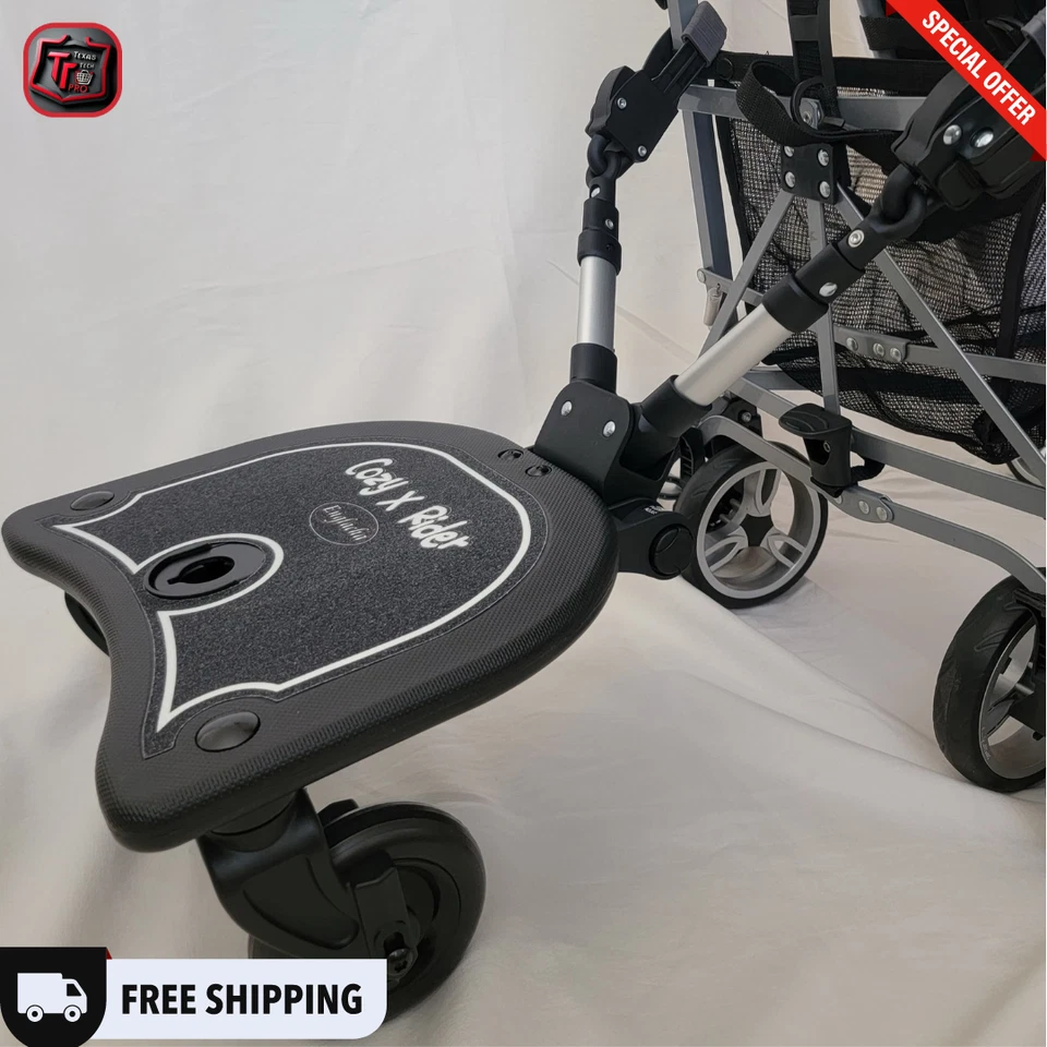 Acogedor asiento y soporte para cochecito Englacha 2 en 1 X Rider negro Foto 4 de 4