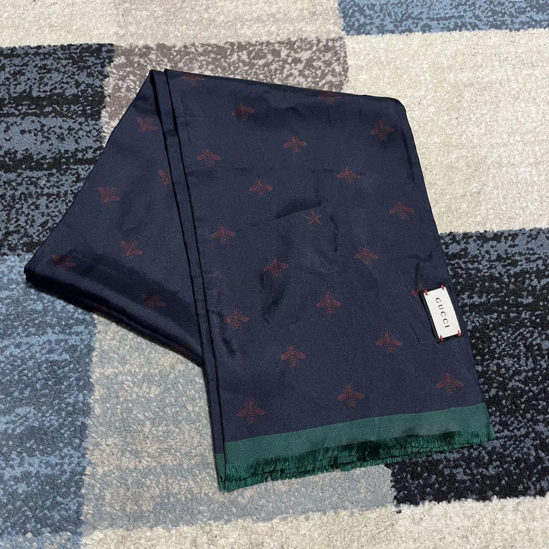 GUCCI Stall Bee Bee bleu marine vert mode femme authentique du Japon