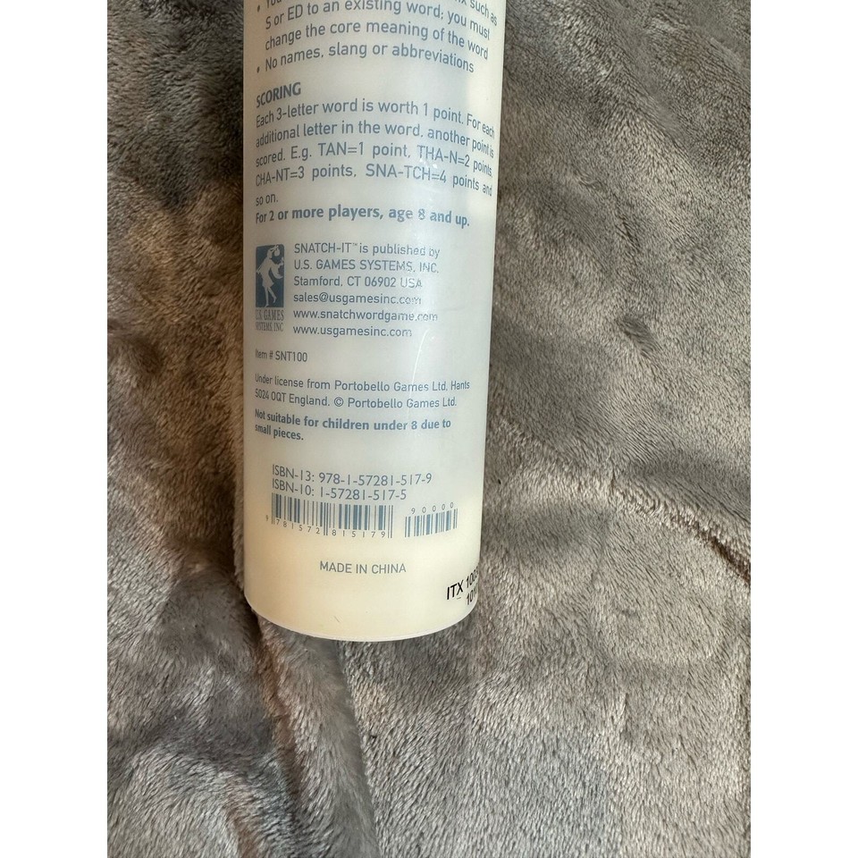 RARE NEW SnatchIt Word Game Portobello Games eBay