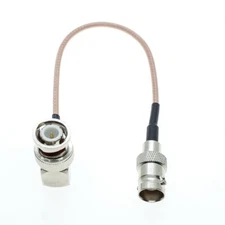 BNC male right angle RA 90° to BNC female Lot pigtail jumper RG316 cable 