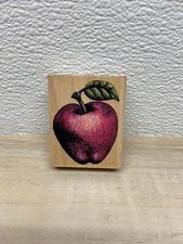 Vintage Stampede Apple Wood Mounted Rubber Stamp