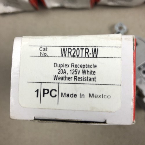 Legrand WR20TR-W (8) Weather Resistand 20A 125V Duplex White Pass Seymour - Picture 4 of 8