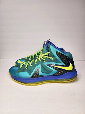Lebron 10 P.S. Elite “Sport Turquoise” Nike LeBron 10 P.S. Elite Miami Dade Sport Turquoise Men main image 3