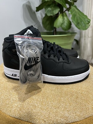 【新品】Nike STUSSY Air Force 1 MIDブラック 27.5 Nike Air Force 1 Mid Stussy Light Bone Black – All Day Sneakers