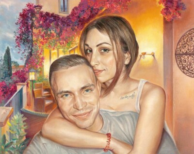 Individuelles Gemälde vom Foto, 100% handgemaltes Portrait Ölgemälde auf Leinwand UK