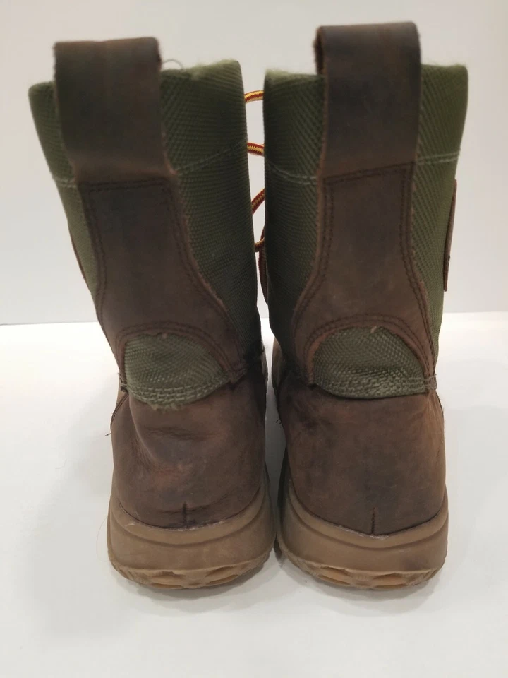 Polo Ralph Lauren Duksbury Botas Pato Cuero Marrón Medio/Verde Talla 4 Juveniles Foto 4 de 4