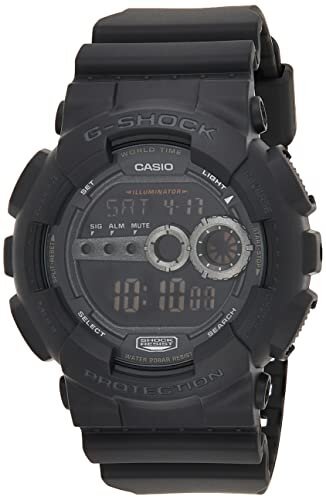 Casio Men's GD100-1BCR G-Shock X-Large Black Multi-Functional