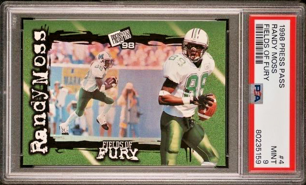 Randy Moss Press Pass Fields of Fury #4 Fields of Fury