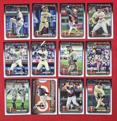 2024 Topps S1/S2/Update MINNESOTA TWINS 35-card Team Set Lewis Duran Martin