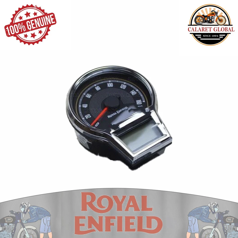 Royal Enfield classic 350 old reborn instrument cluster-kmph-single scale - Image 4 of 4