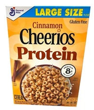 General Mills Cheerios Protein Cinnamon Oat & Pea Protein Cereal 11.2 oz