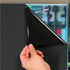 1PCS DIY Self Adhesive Fish Tank Background Sticker Black Aquarium Sticker Paper