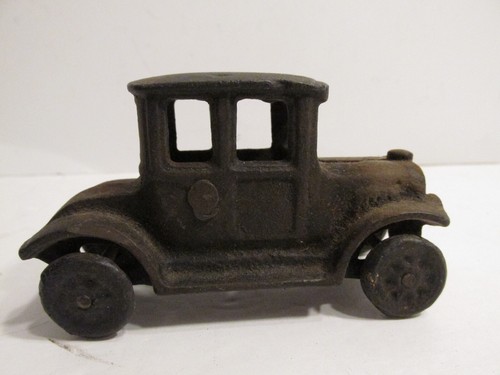 RARE VINTAGE ANTIQUE CAST IRON METAL MODEL T FORD 1920S ARCADE PRE WAR TOY CAR - Picture 3 of 9