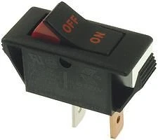 EATON 1500H113E074 SWITCHES, ROCKER, SPST, 22A, 125V, BLACK