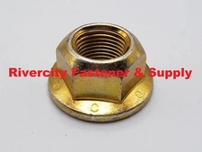 (10) 5/8-18 Grade 8 All Metal Flange Lock Nut 5/8x18 Two way reversible Nuts ZY