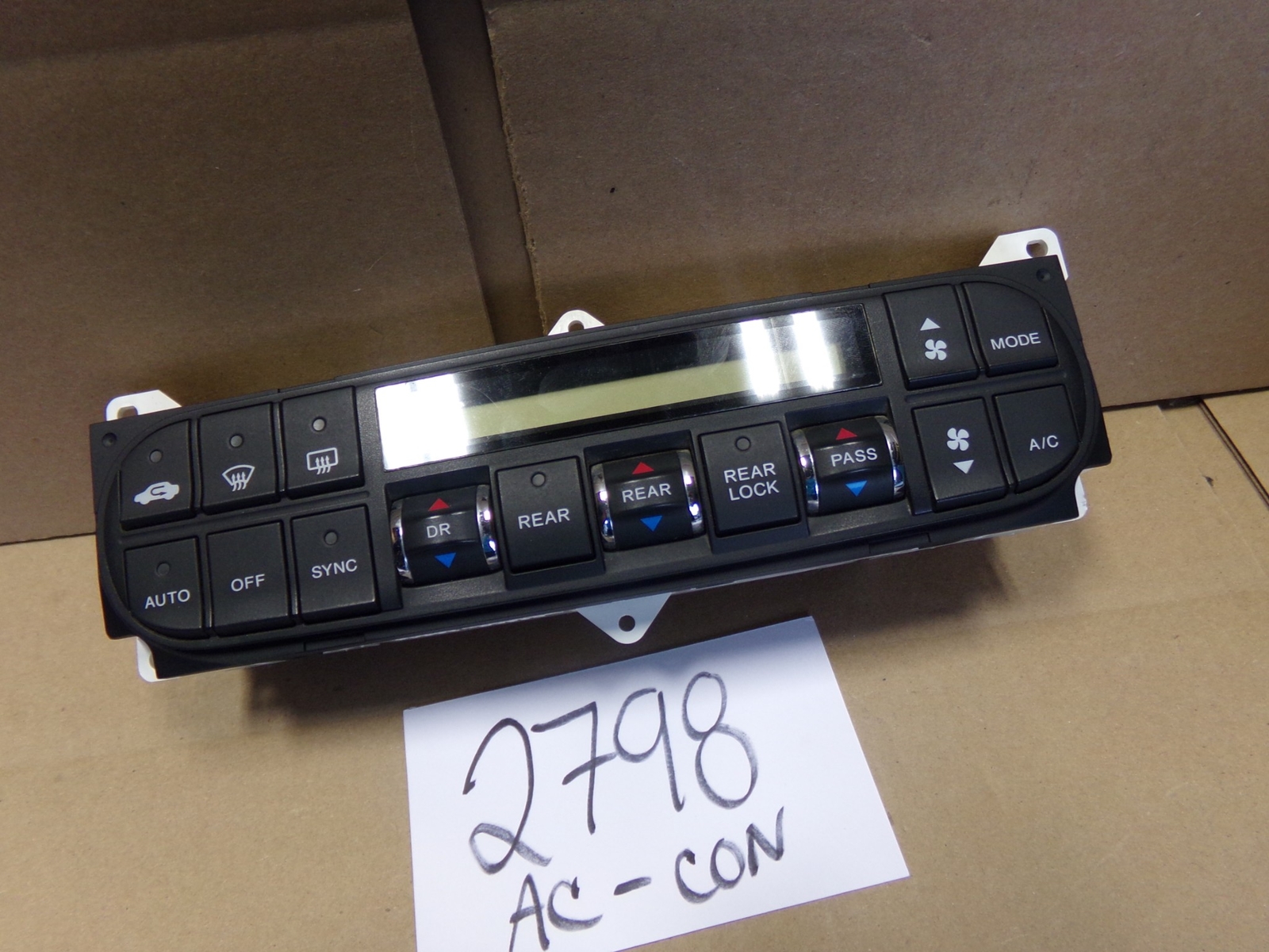 08 09 10 Honda Odyssey Used AC and Heater Control Stock #2798-AC