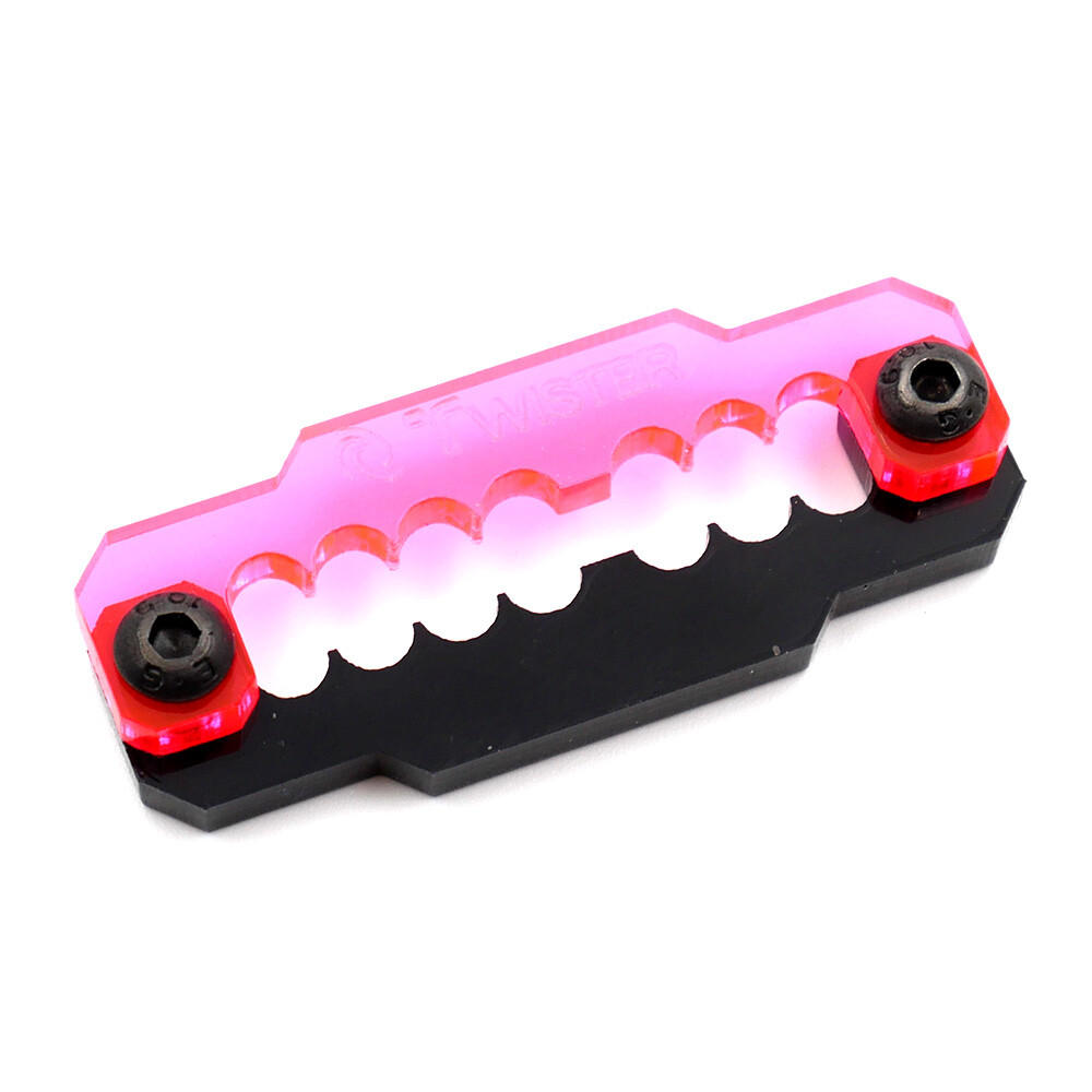 Twister Cable Comb PCIe 8+6 Pin - Nero/Rosso Fluo