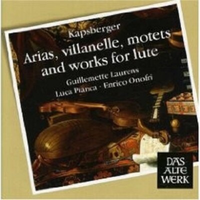 GUILLEMETTE LAURENS ''ARIAS VILLANELLE MOTETS & WORKS FOR LUTE'' CD KAPSBERGER