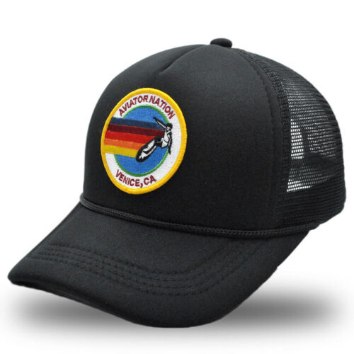 Aviator Nation Surf Circle Trucker Mütze klassisch atmungsaktiv verstellbar Unisex Kappe - Bild 17 von 46