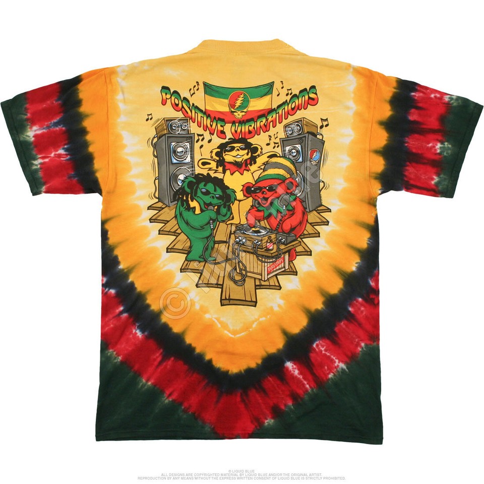 T-shirt GRATEFUL DEAD-SPACE YOUR FACE-2 SD TIE DYE - Foto 2