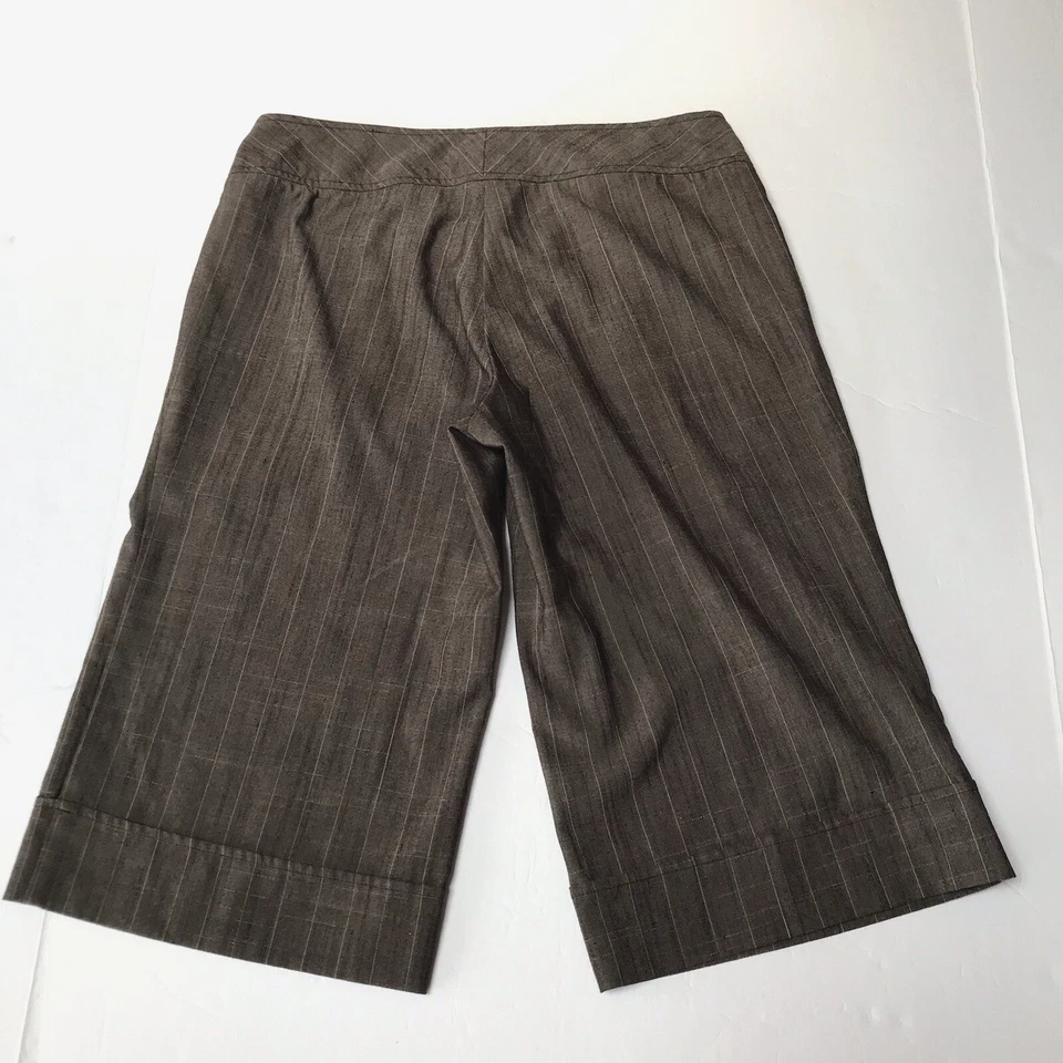 Pantalones Cortos De Colección Y2K Forever 21 3 Pantalones Pin Rayas Anchos Preppy Academia tiro Bajo Foto 2 de 4