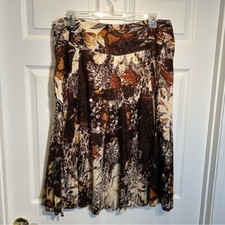 Cato Multicolored Neutral Colored A-line Skirt