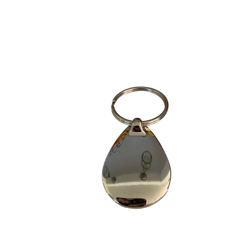 Silvertone Personalized Keychain Key Ring "Lisa" … - image 3