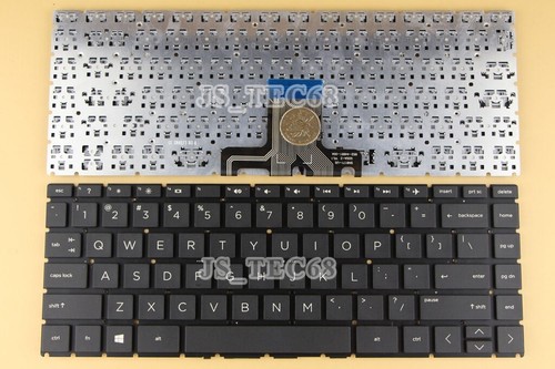 For HP Pavilion x360 14-cd000 14m-cd000 14t-cd000 Keyboard US Black NO Frame